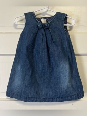 H&M Denim Tank Dress Size 12-18 month